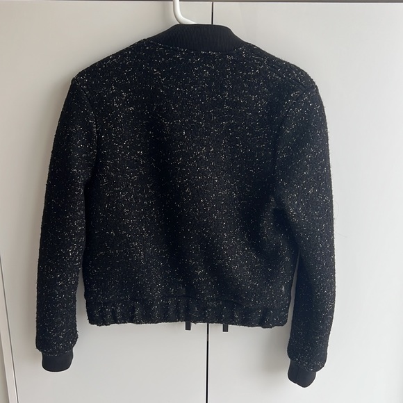 Abercrombie and Fitch tweed bomber jacket - Picture 2 of 5